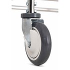 R b Wire Products 100ceclch Wire Utility Cart With Handle  2 5 Bushel  Chrome