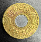 1986 Vintage New York City Transit Authority Subway Token - Good For One Fare