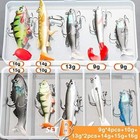 10pcs Soft Fishing Lures Kits  Pike Lures  Fish Bait Bass Paddle Tail Swimbait