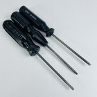Vintage At t Bell System Stanley 6854 Usa Flathead Screwdriver Set Lot Of 3