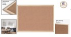 Stylish 18  X 24  Cork Board With Light Birch Frame - Perfect For Home   Office