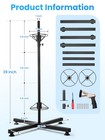 Vertical Pool Filter Cleaner Stand Tool With Nozzle For 3  4   6  Pools Filter