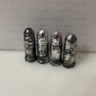 Vintage Cap Gun Play Plastic Bullets Silver  Tan Lot Of 14