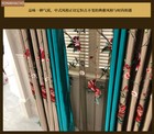 Satin High-precision Embroidery Luxury Cloth Blackout Curtain Tulle Valance B602