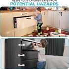 Yolay Child Safety Cabinet Locks - 12-pack Multi-purpose Baby Proofing Solution