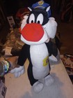 2001 Wb Looney Tunes Sylvester The Cat Police Officer 24  Plush Nanco Rare Large
