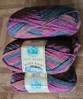 5 Skeins Wool Yarn Lion Brand Autumn 233  Medium 2 5oz 162 Yrds Varigated