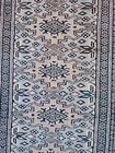 Vintage Hand Knotted Pakistani Wool Runner Rug