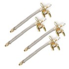 4pcs 12   Valve Stem Flexible Extension Dually Tire Valve Stem Extenders Adaptor