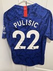 Nike Men   s Small Dri Fit Christian Pulisic Chelsea Fc Blue Soccer Jersey  22
