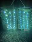 Vintage Mr Christmas Ul242 Blue Flower Tree Lights Nos  24 Bulb Set Of 2 Strings