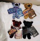 Grateful Dead Beanie Bears  Lot Of 4 Liquid Blue All Access  Black Peter   More