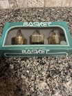 Vintage Nib 3 Piece Mini Panier Dragees Baskets