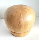 Vintage Wood Block Hat Mold Millinery Form 4074 1950s 22 