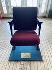 Oprah Winfrey Harpo Studios Theatre Chair W  Authenticating Plaque  14 Avail 