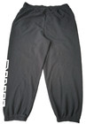 Pink Victorias Secret Sweatpants Xl Black W  White Spell Out Cozy Retro Jogger