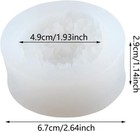 3d Candle Mold Flower Silicone Mold For Making Candle Resin Pillar Aromatherapy