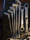 Wrench Lot Sears Powr-kraft Geodore Metric Sae Combination Flex Ratchet Wrench