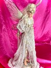 Ooak Mixed Media Dark Faerie Fairy Queen Artist Doll Stained Glass Wings   Sale 