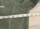 Columbia Jacket Womens M Green Hoodie Full Zip Anorak Fleece Outdoor Walking