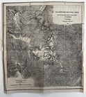 Yellowstone National Park Wyoming 1871 Hayden Folding Map Advertising On Reverse