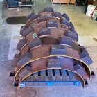 Volvo Sd-45 Compactor Roller Pad Drum  Smooth To Sheeps Foot Shell  Never Used