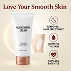 Painless Hair Removal Cream For Women   Men  Fast Depilatory For Body   Legs 4oz