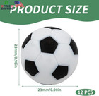 12 Foosball Balls 23mm  Resin Replacement Balls For Table Soccer Games  Durable