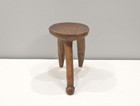 African Stool Lobi Wood Vintage Stool Burkina Faso
