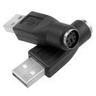 Dsjnf 4 Pcs Usb To Ps2 Adapter  Ps 2 Usb  Black