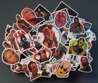 50 Wwe Stickers For Car Laptop Pvc Backpack Home Decal Pad Water
