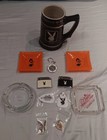 Vintage Lot Of Playboy Memorabilia 11 Items Plus Bonus Item Free  Obsolete  