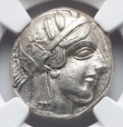 Attica Athens 440 Athenian Owl Ngc Choice Xf Ancient Silver Tetradrachm Coin 451