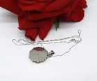 Sterling Silver Coral And Turquoise Flower   7 64g 18  Necklace  Cat Rescue