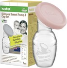 Manual Breast Pump Breastfeeding Pump With Food Grade Silicone Cap Blush 4oz    