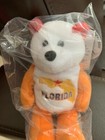 Limited Treasures Bean Bag Plush Coin Bear Florida 27th State New Quarter 2004