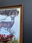 Miller High Life White Tailed Deer Buck Bar Mirror Beer Sign Sportsman Series