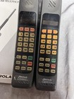 2 Vintage Motorola Brick Cell Phone   And User Guide No Batteries For Parts