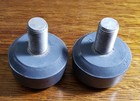 Vintage Snyder Skate Co Roller Skate Toe Stops Pair Rubber Artistic Figure Parts