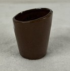 Vintage 1950   s Japan Redware Funny Novelty Shot Glass Poor Shot