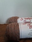 Lot Of 2 Skeins Serendipity Tweed Yarn Cotton Wool Blend 210 Yards Ea