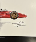 Mario Andretti Autographed 1969 Indy 500 Winner 18x12 Limited Edition Print