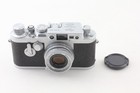  near Mint     Leica Iiig 35mm Rangefinder Camera W  Elmar 50mm F2 8 Lens Japan