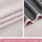 One Panel Only 100x84 Pink Jacquard Blackout Curtain Panel