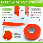 Orange Flagging Tape - Non-adhesive - 2 Pack - 1 5  Width  150  Length  2 Mil