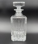 Vintage Cristal D arques-durand Provence Square Crystal Decanter Discontinued
