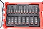Milwaukee 49-66-6801 Shockwave Impact Duty Socket 3 8    Drive 19-pc Packout Set