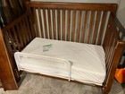 Solid Cherry Wood Convertible Crib daybed Bundle Vguc Very Good Used Condition