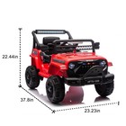 12v Kids Ride On Electric Truck Car Early Education Function Kids Aged 1-4 Red