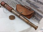  Antique Spyglass Brass Telescope Leather Engraving Scope Pirate Vintage Gifts